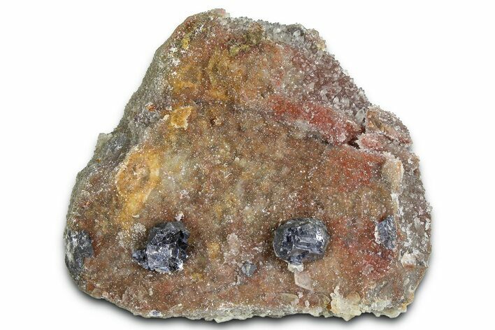 Gleaming Galena Crystals on Quartz - China #362582